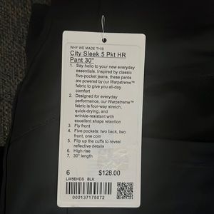 NWT lululemon pants. Please read tag on first picture